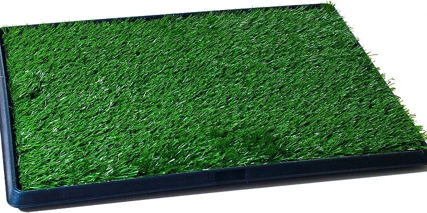 Artificial Grass Puppy Pee Pad Tray for Dogs and Small Pets
