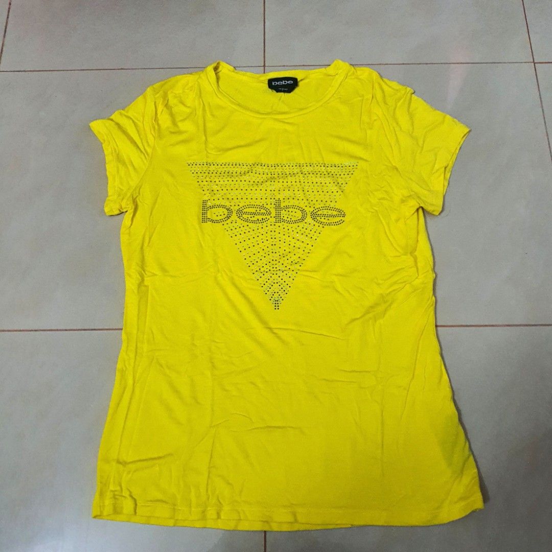 Bright yellow womens tops sales