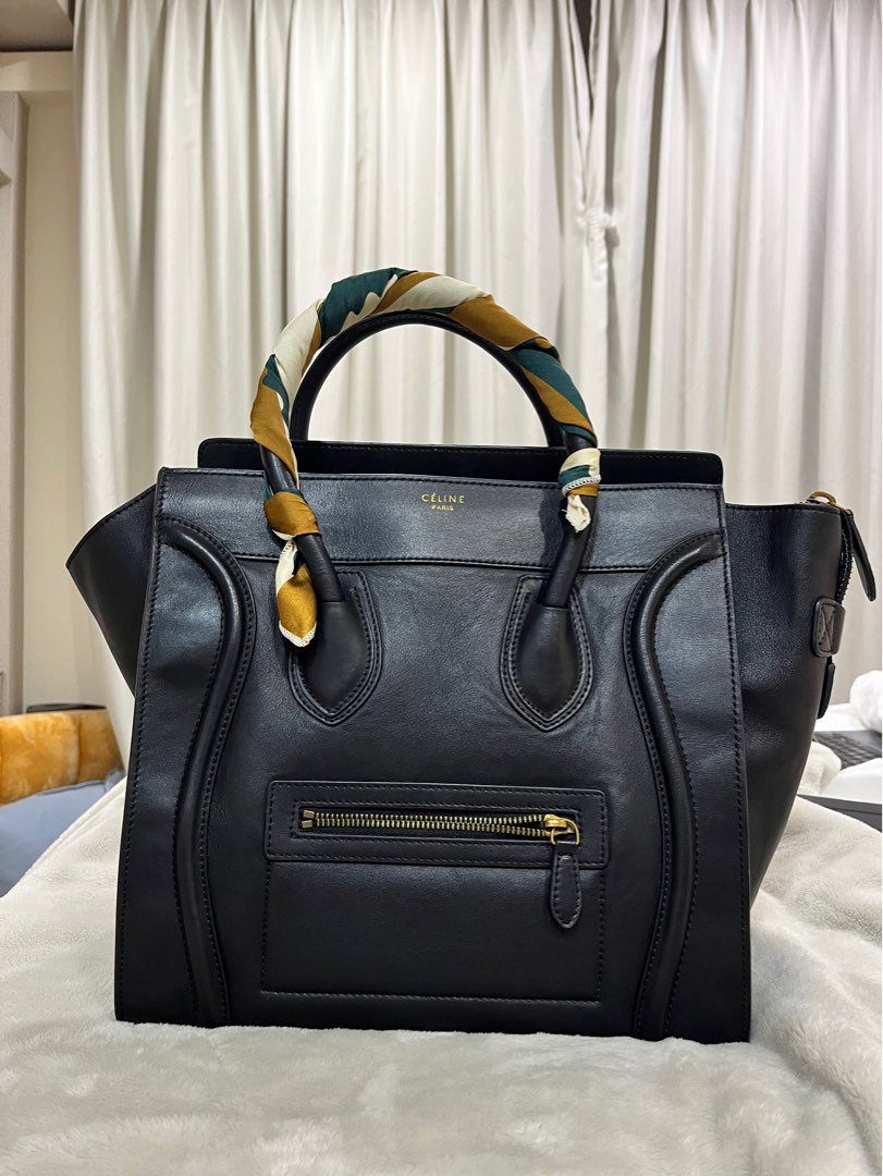 AUTHENTIC Celine Mini Luggage Top Handle, Luxury, Bags & Wallets on  Carousell