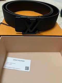 Louis Vuitton LV Iconic 20mm Reversible Belt Creme Beige
