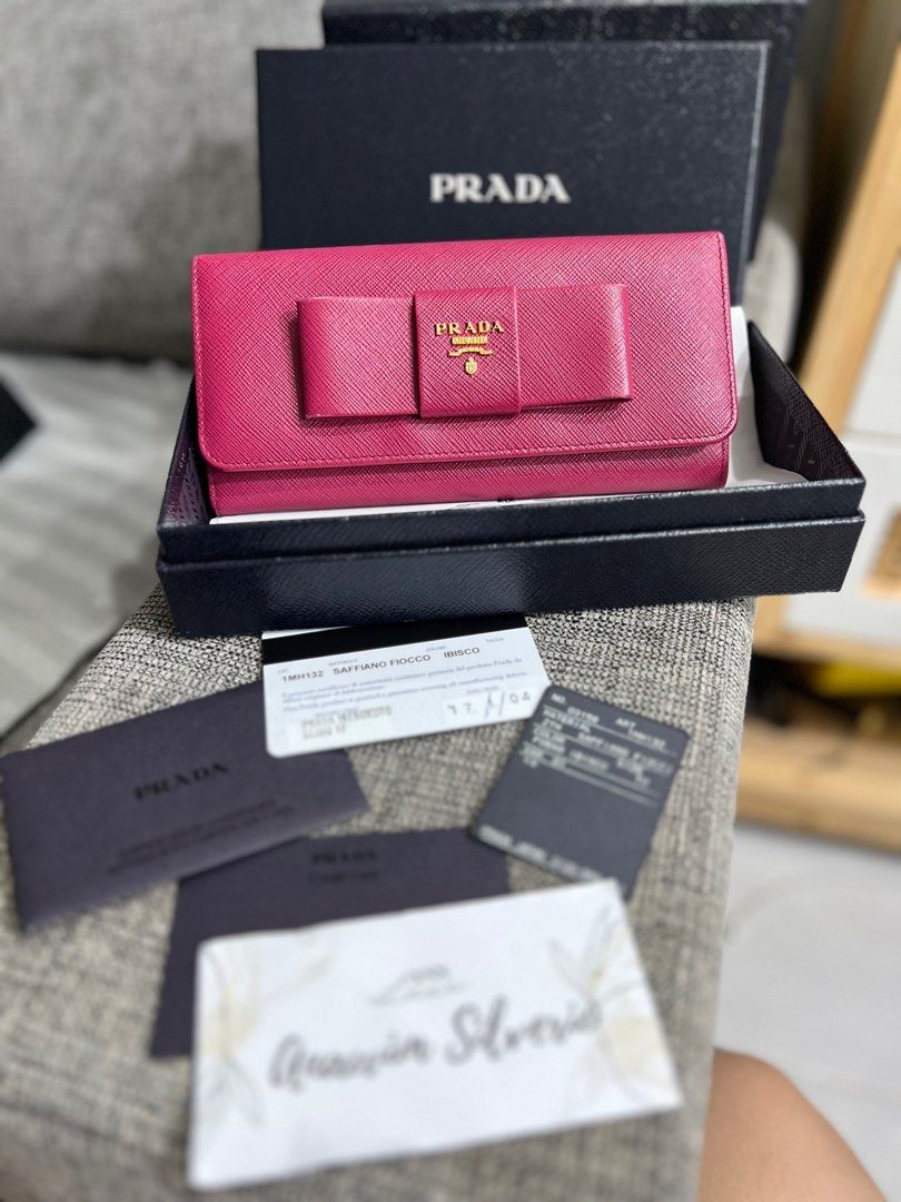 Authentic Prada Gift Card And Ribbon, Luxury, Accessories on Carousell