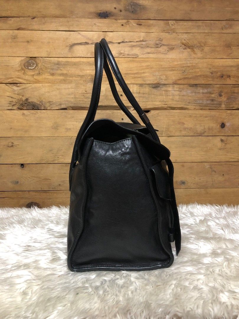Proenza Schouler Black/Beige Raffia And Leather PS1 Keepall Bag
