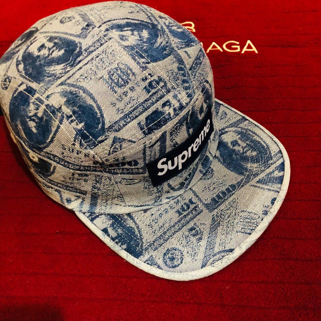 Supreme 100 dollar shop bill hat