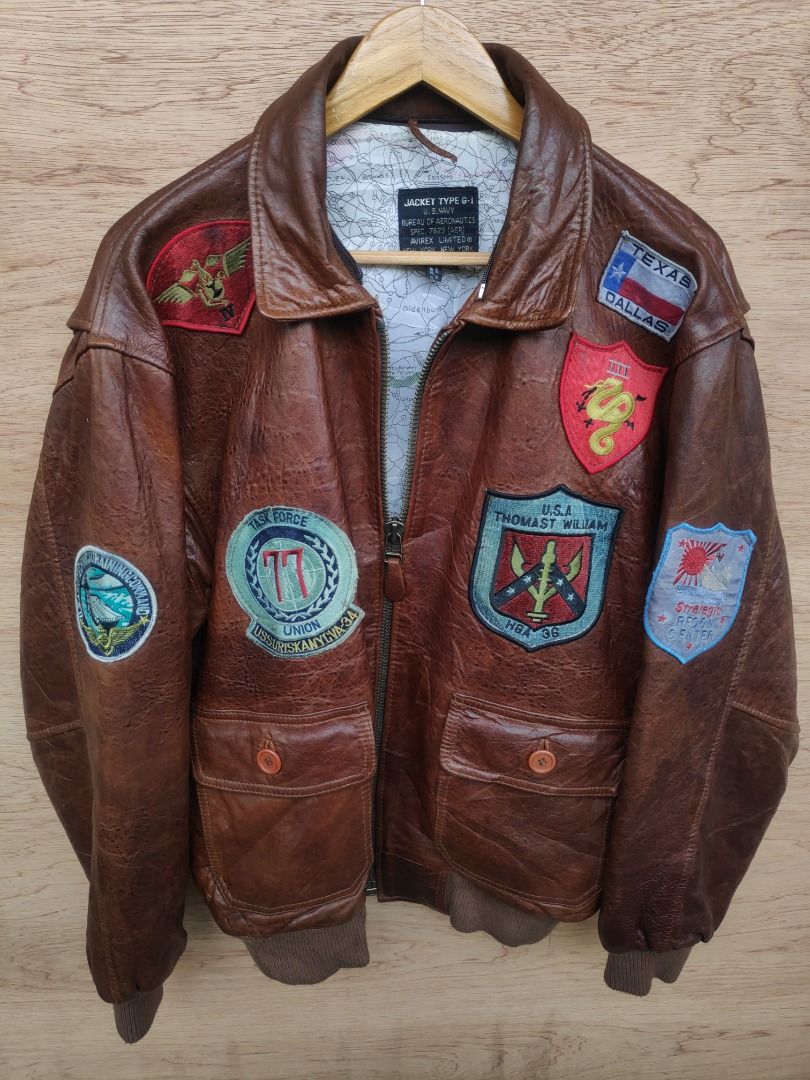 Avirex leather flight jacket new arrivals