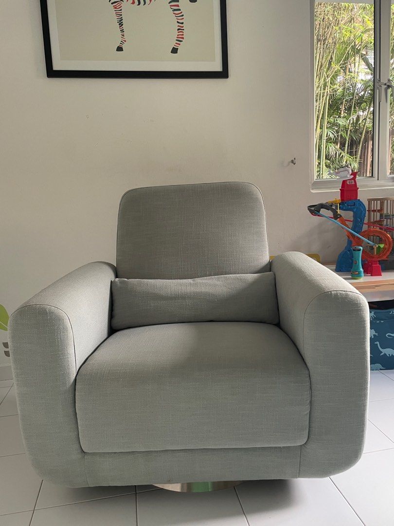Babyletto tuba swivel glider chair and a half hot sale