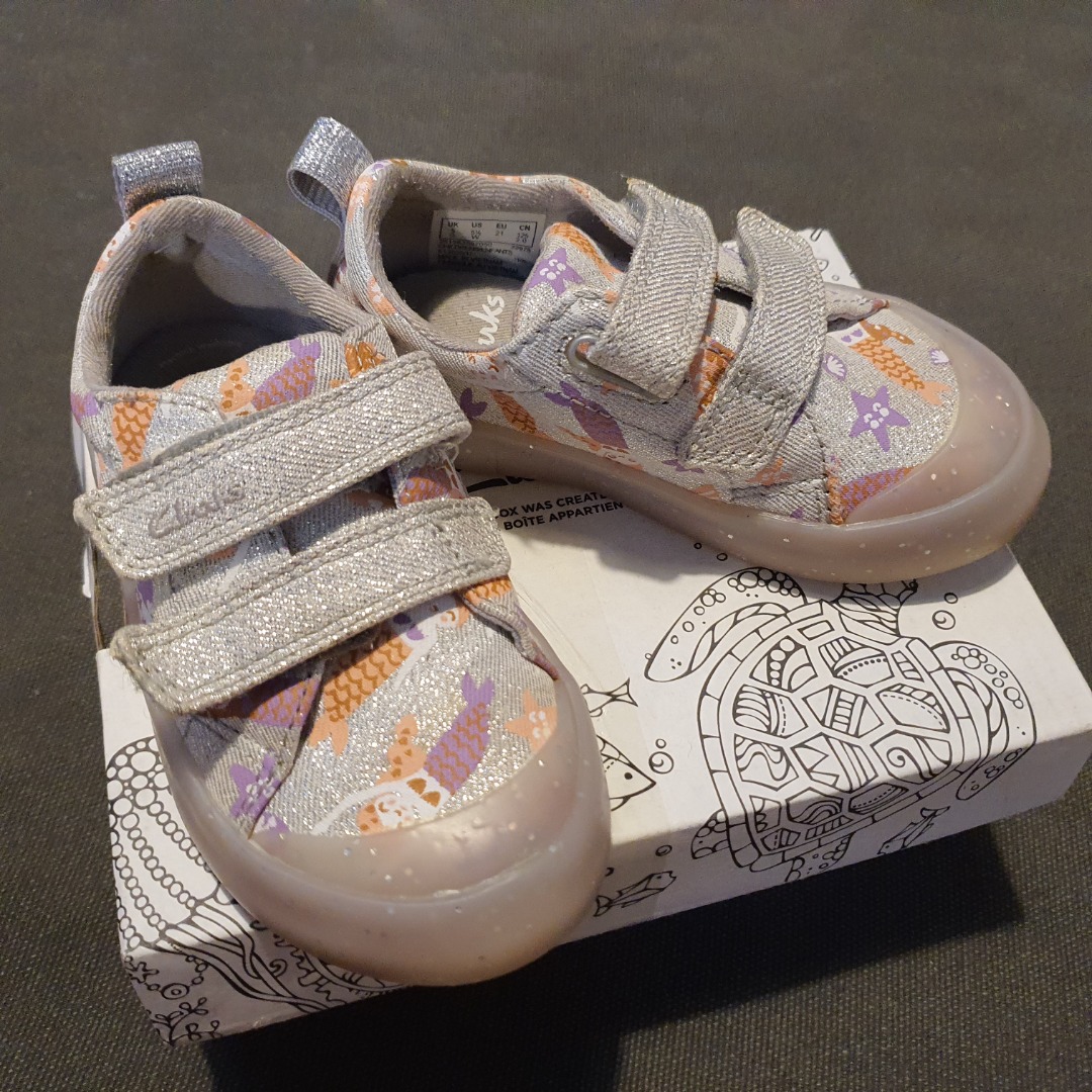 Baby shoes Girl Toddler Running Shoes Clark s Disney shoes mermaid shoes