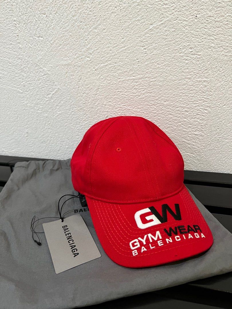 Balenciaga gym wear cap, 名牌, 飾物及配件- Carousell