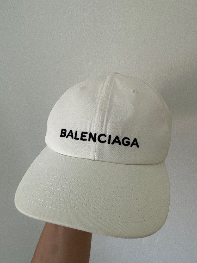 White balenciaga clearance cap