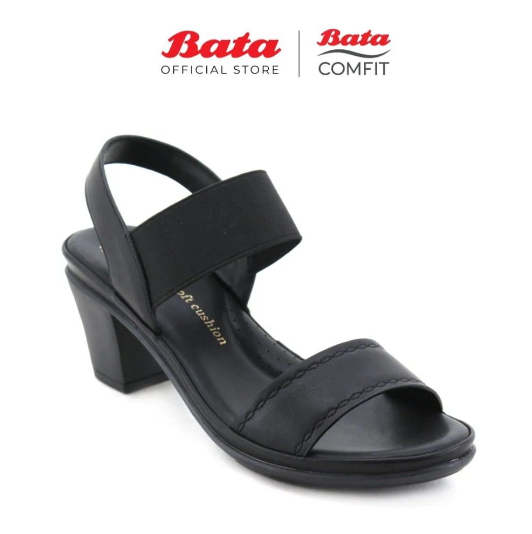 Bata Black Heels Women s Fashion Footwear Heels on Carousell