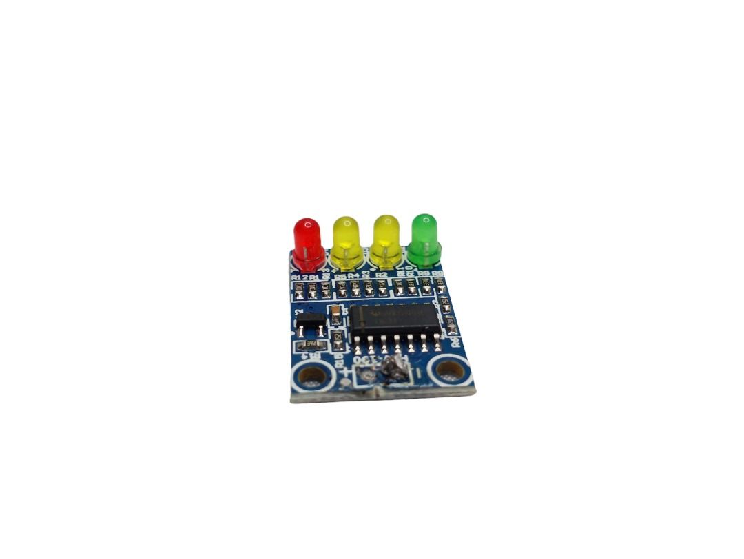 BATTERY LEVEL INDICATOR MODULE 12V XD-82B, 4-LED LIGHTS INDICATORS ...