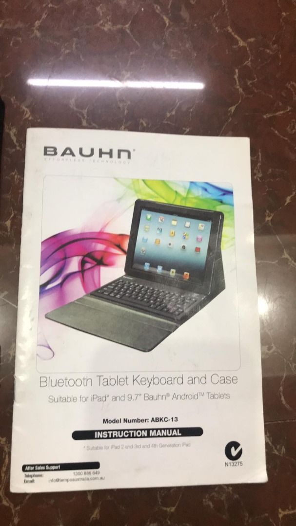 Bauhn iPad or phone bluetooth keyboard working (Category: Computer Keyboard) located in Santa Rosa. Submitted by corset.and.lingerie (Listing ID 1254448518, Image 1). Description: 110 for both working no connector for charging .