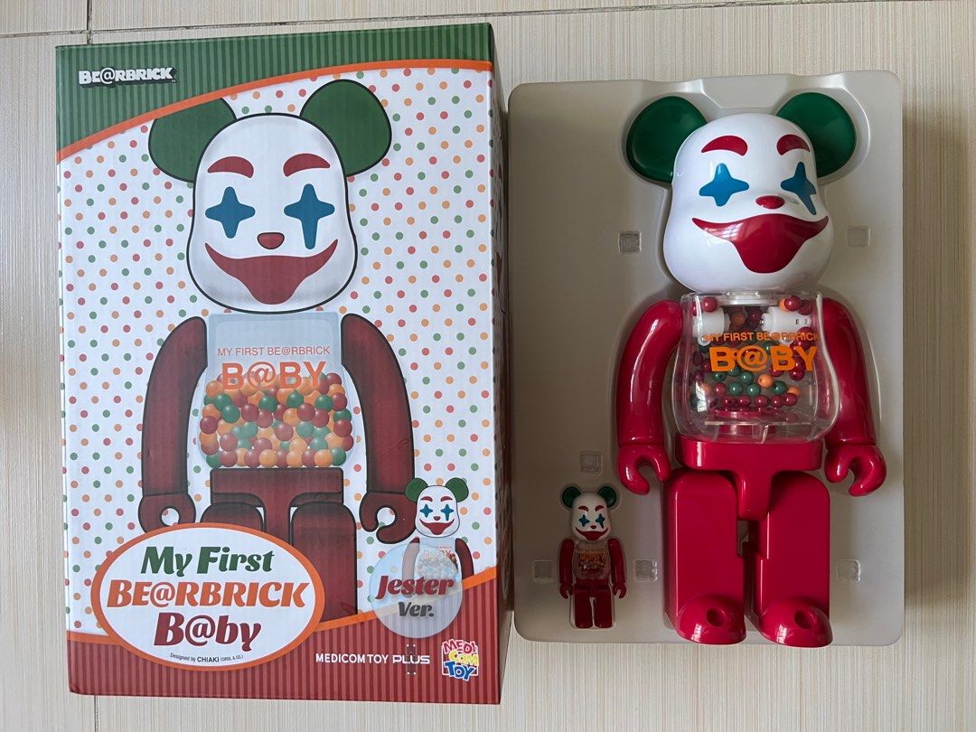 MY FIRST BE@RBRICK B@BY Jester 100% 400%-