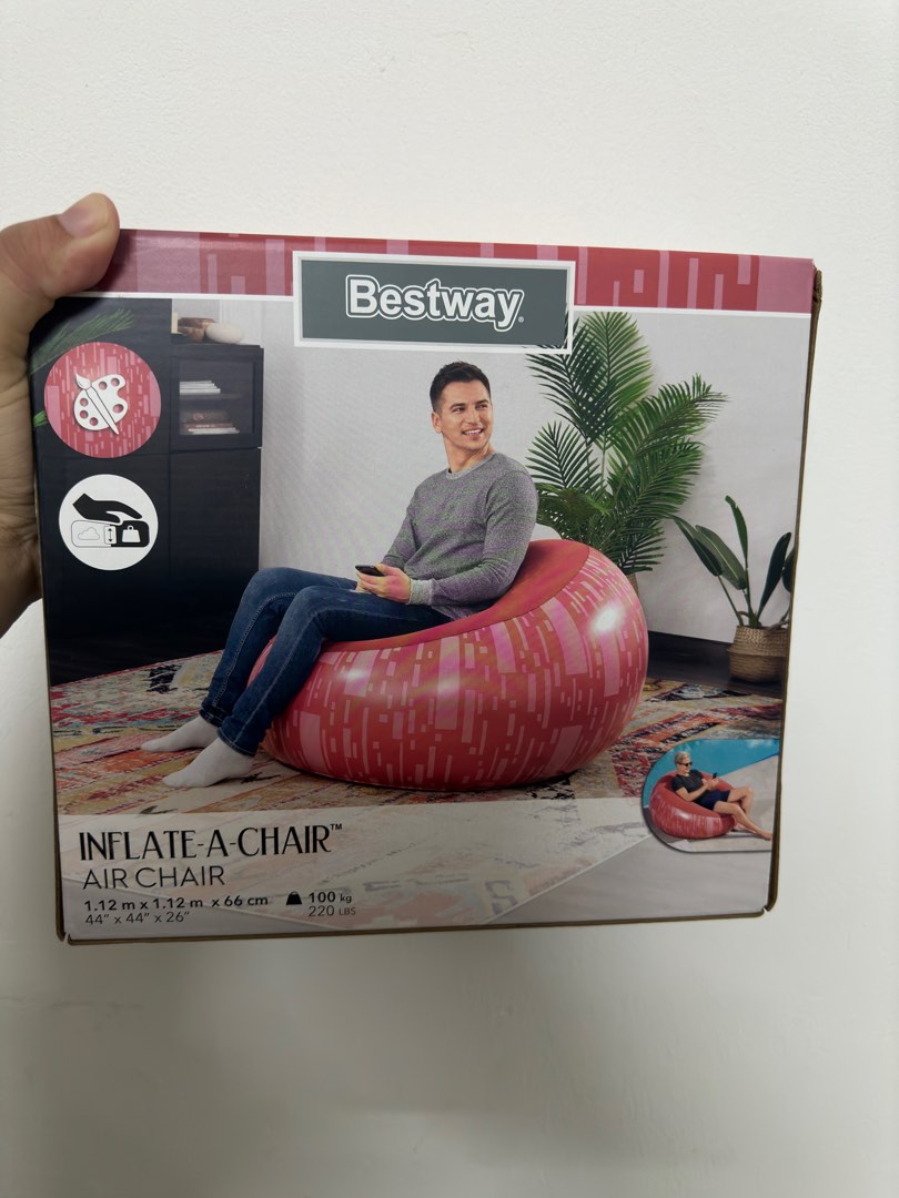 Bestway Air Chair, Furniture & Home Living, Furniture, Chairs on Carousell