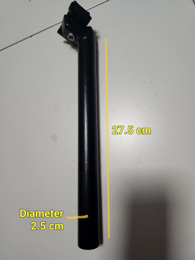 Bicycle Seat Pole with Saddle, Sports Equipment, Bicycles & Parts