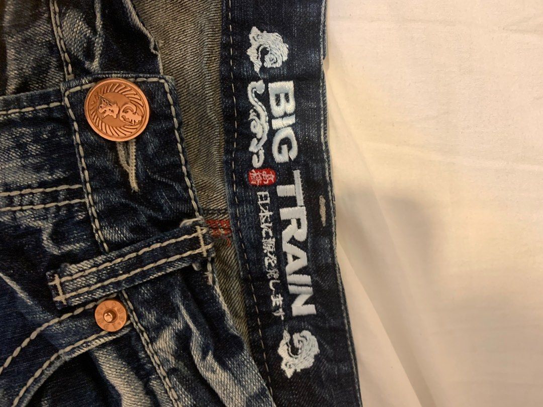 Big Train Japanese Jeans (Category: Jeans) located in Caloocan City. Submitted by donsuavvy (Listing ID 1254558581, Image 1). Description: Authentic Japanese Branded 32 Waistline Denim Jeans.