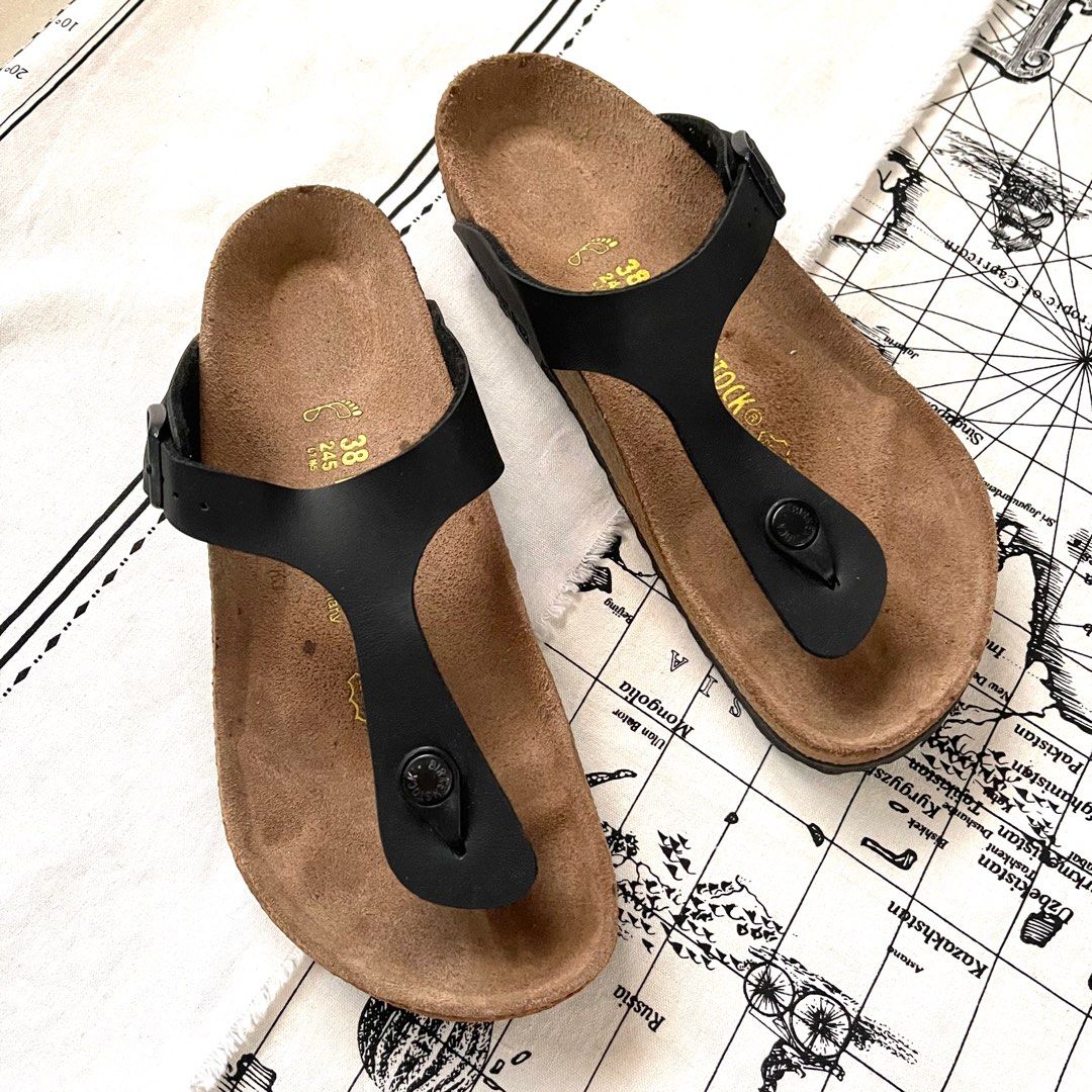 BIRKENSTOCK GIZEH Black Size 38