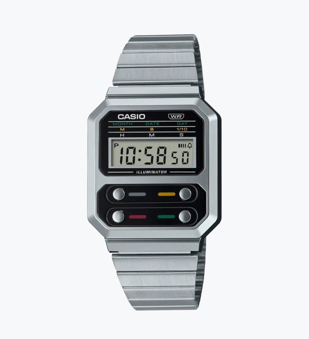 Casio retro discount watch price
