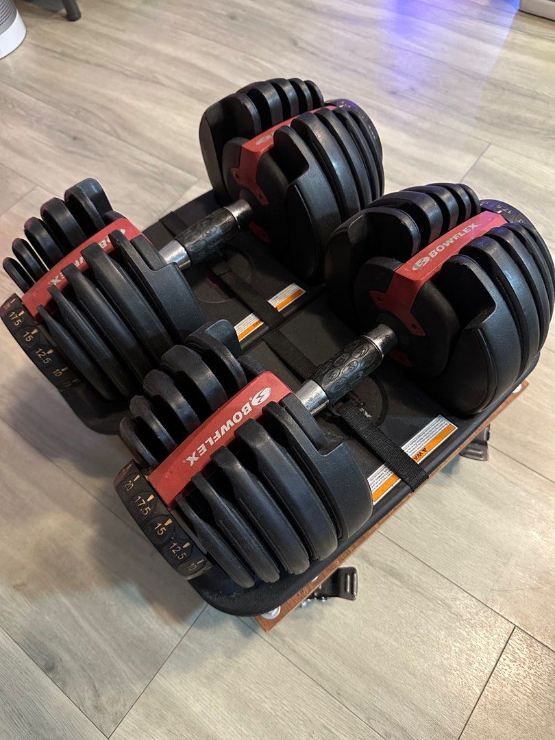 Bowflex Adjustable Dumbells 522 24kg Sports Equipment Exercise