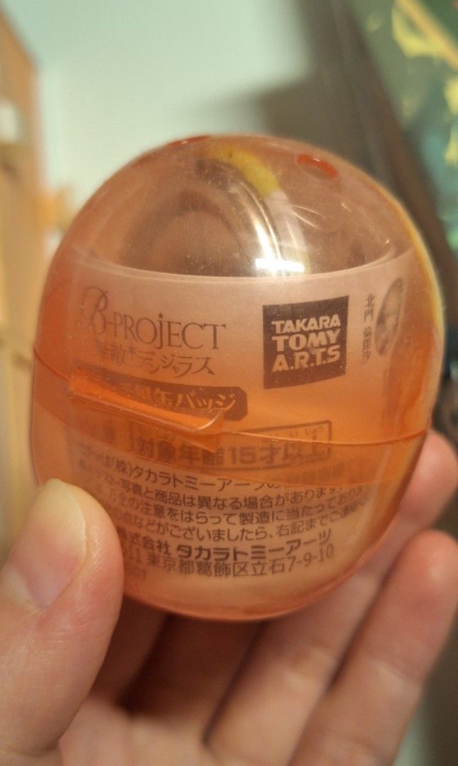 B-PROJECT 無敵デンジャラス襟章扭蛋ブローチ風缶バッジガチャ野目龍 