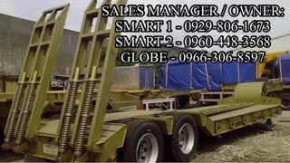 Brand new Low bed trailer 45 tons 2-axle 8wheeler 26ft and more brandnew 45tons 26feet