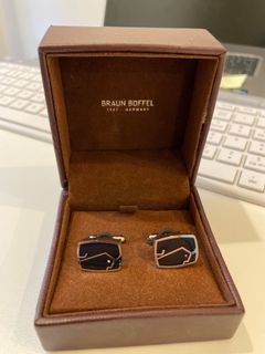 Braun Buffel cuff links - NEW