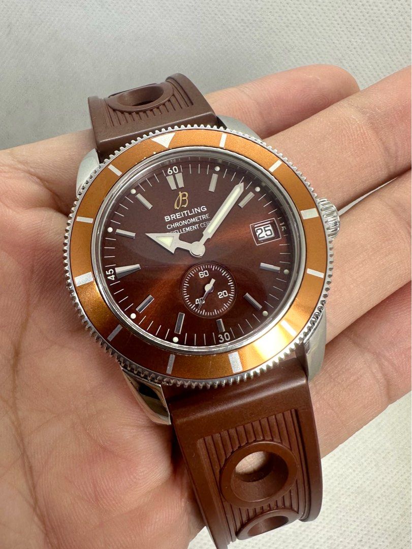 Breitling Superocean 38mm Brown Diver 200m Automatic