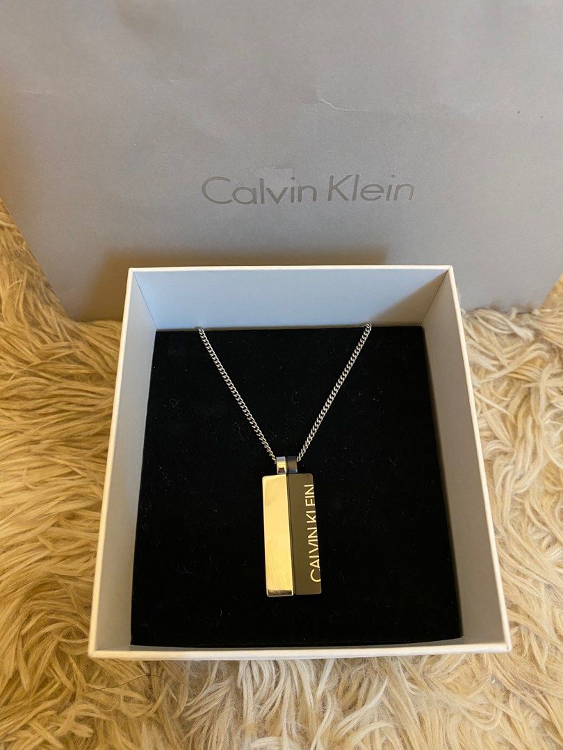Calvin klein hot sale mens necklace