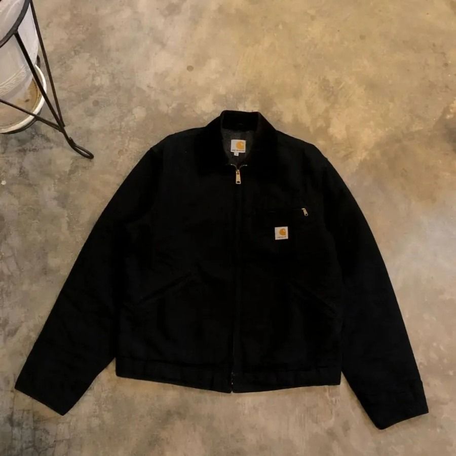 Carhartt Detroit Jacket J001 Black Original Authentic 100% Jaket