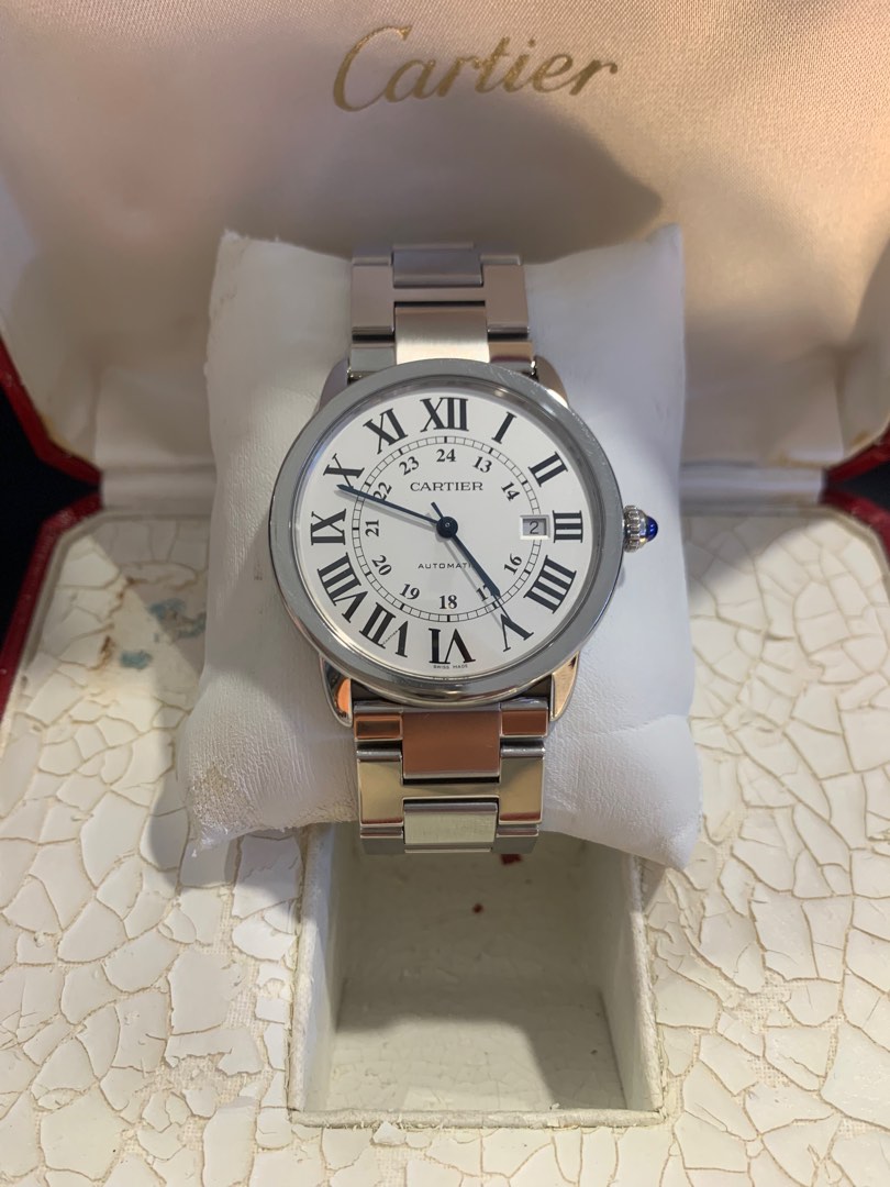 Cartier Ronde Solo Mens Luxury Watches on Carousell