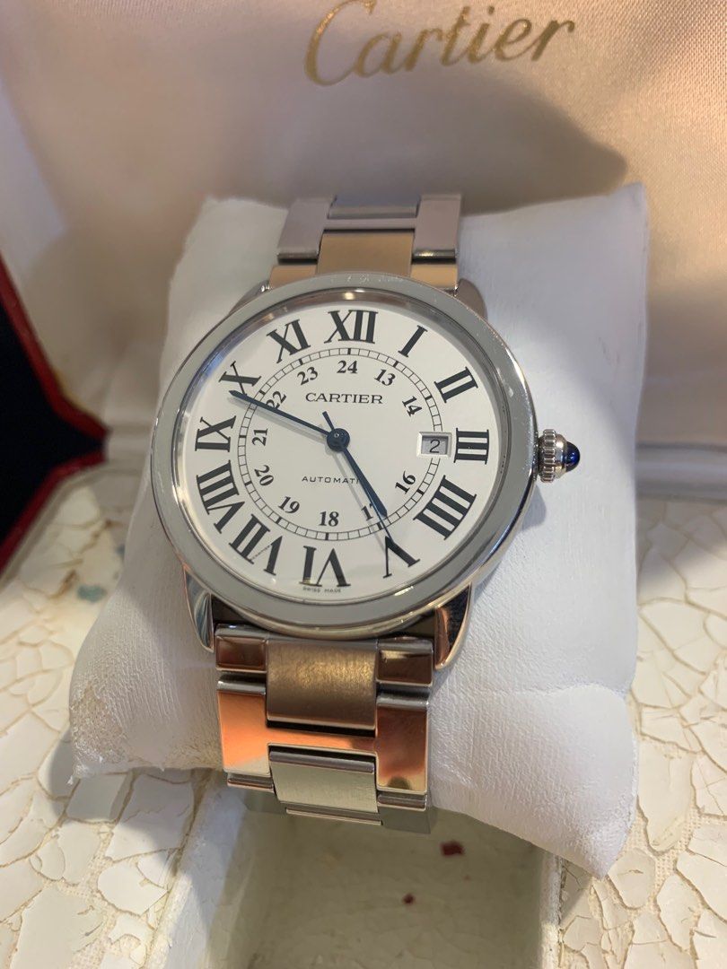 Cartier Ronde Solo Mens Luxury Watches on Carousell