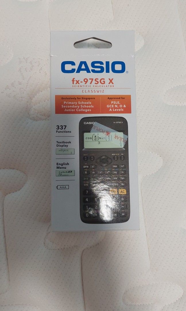 Casio calculator cheap fx 97sg x