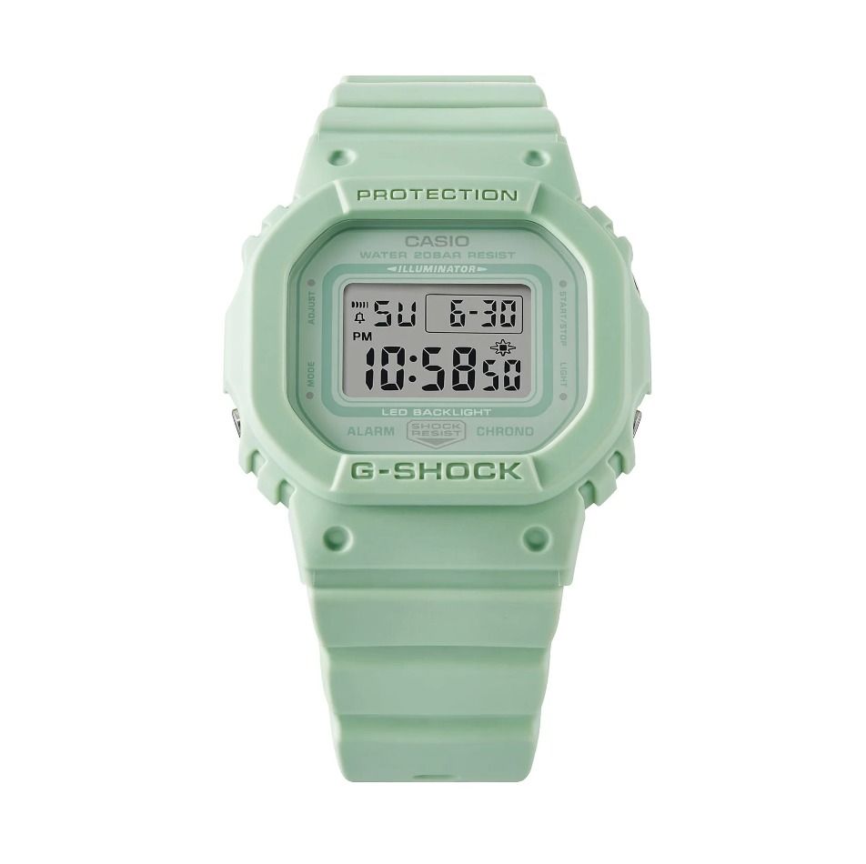 Casio G Shock GMD S5600BA 3D Green Resin Strap Stopwatch Digital Women Watch GMD S5600BA GMD S5600BA 3DR