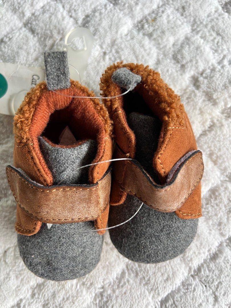 Cat Jack Brown Booties for Infants Babies Kids Babies Kids