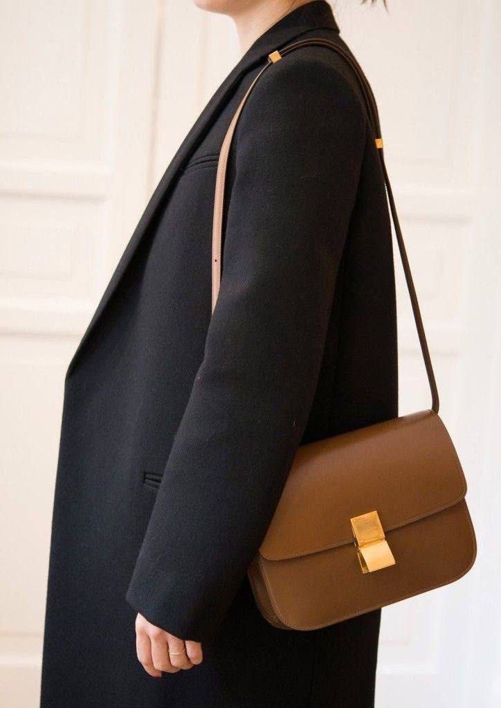 Celine box bag camel deals