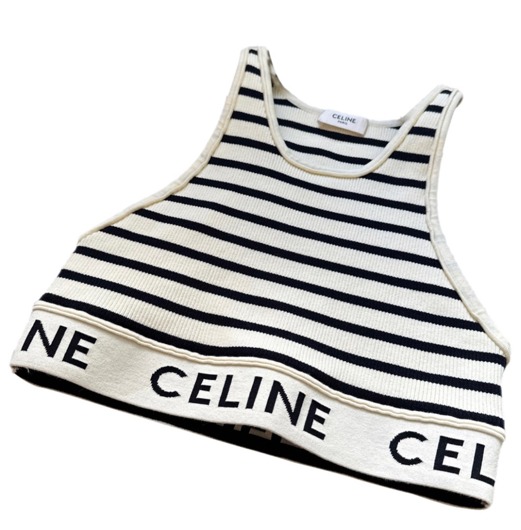 PREORDER Preloved Celine Mesh Sport Bra 95%New, Women's Fashion, Activewear  on Carousell