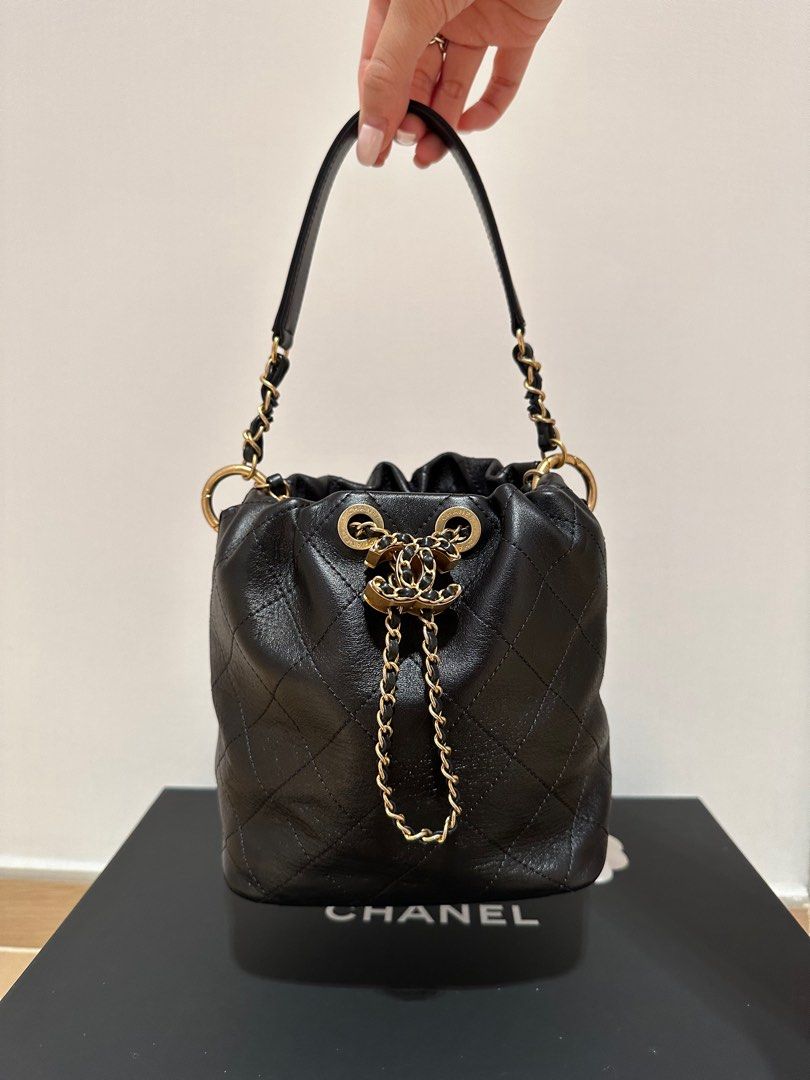 Chanel 19b bucket discount bag