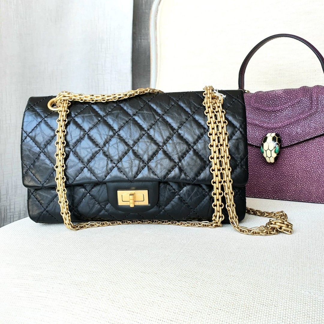Chanel 2.55 Double Flap A37586, Luxury, Bags & Wallets on Carousell