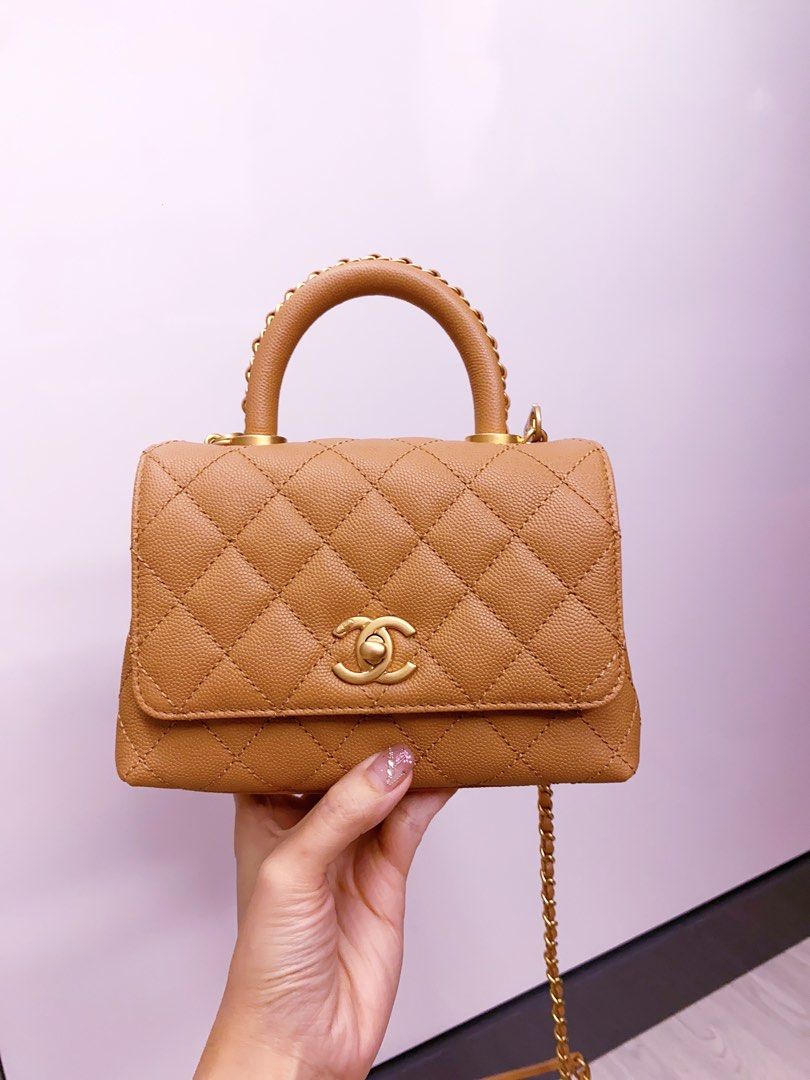 CHANEL Mini Coco Handle, Luxury, Bags & Wallets on Carousell