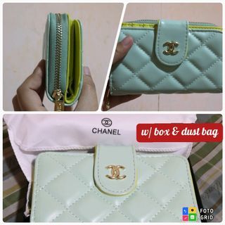 Chanel Wallet Mint Green
