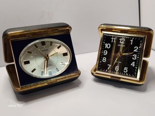 CITIZEN 摺合式旅行鬧鐘 星辰 上鏈機械式  古董 摺疊 旅行 懷舊 星晨  SHOWA era Alarm Clock 昭和時代古物 每個$450HKD