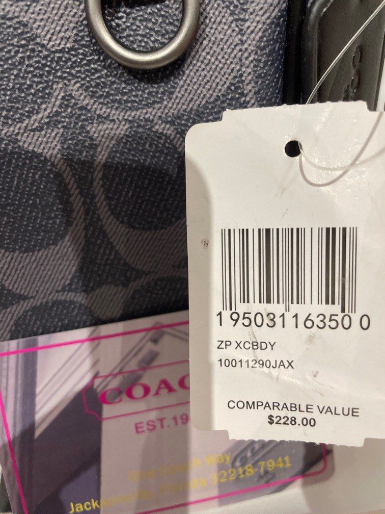 Gray new arrivals coach bag