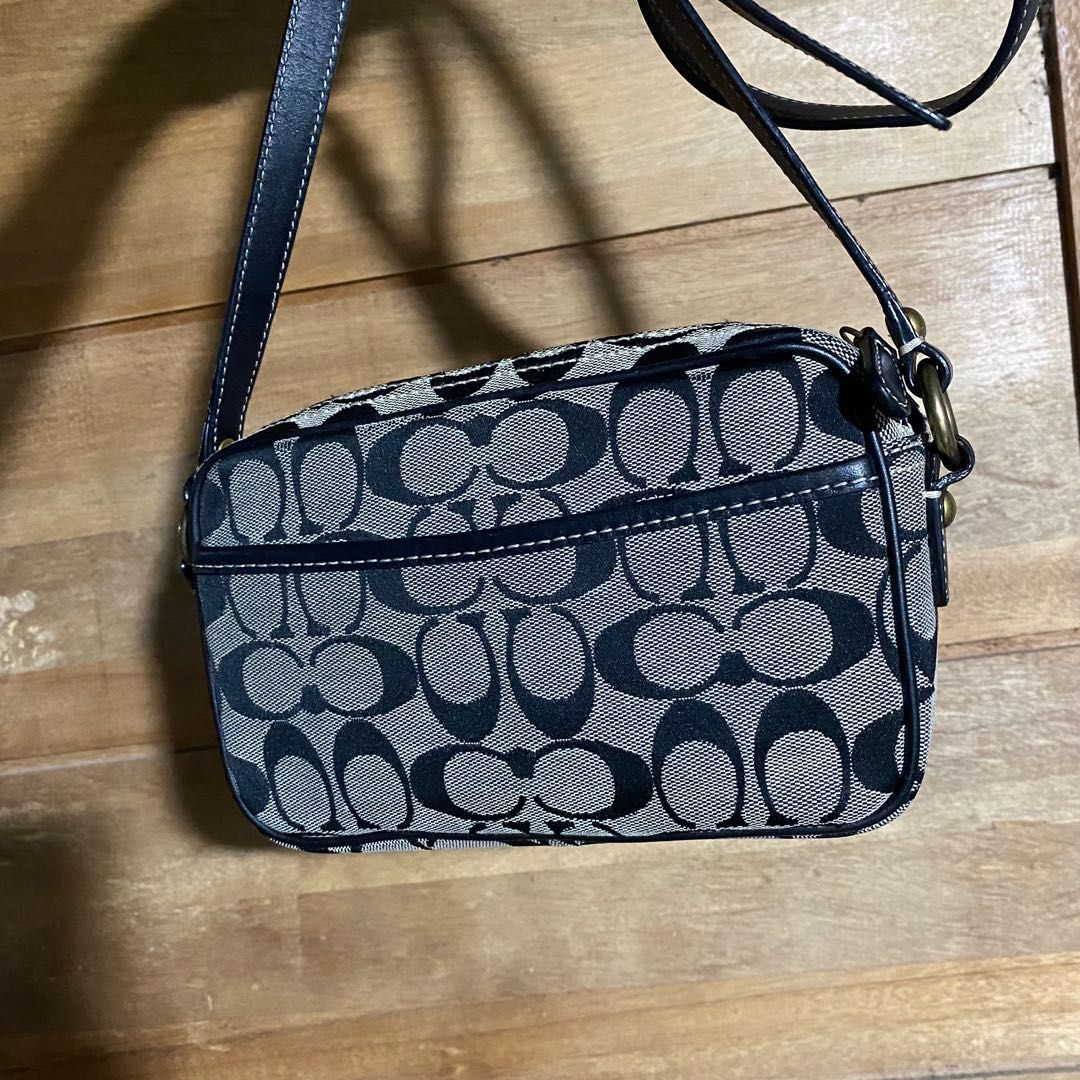 Vintage coach camera bag hotsell