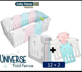 Coby Haus Fence Folding Universe 14 Pieces