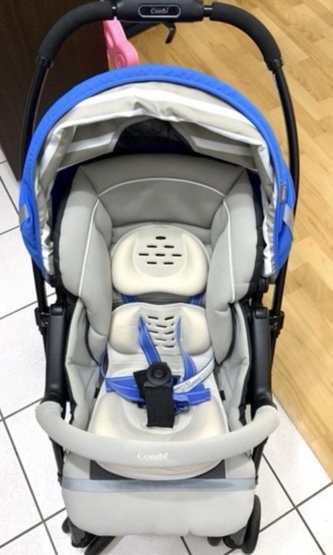 Combi Mechacal Stroller Seat Cover with Eggshock Head and Body Support