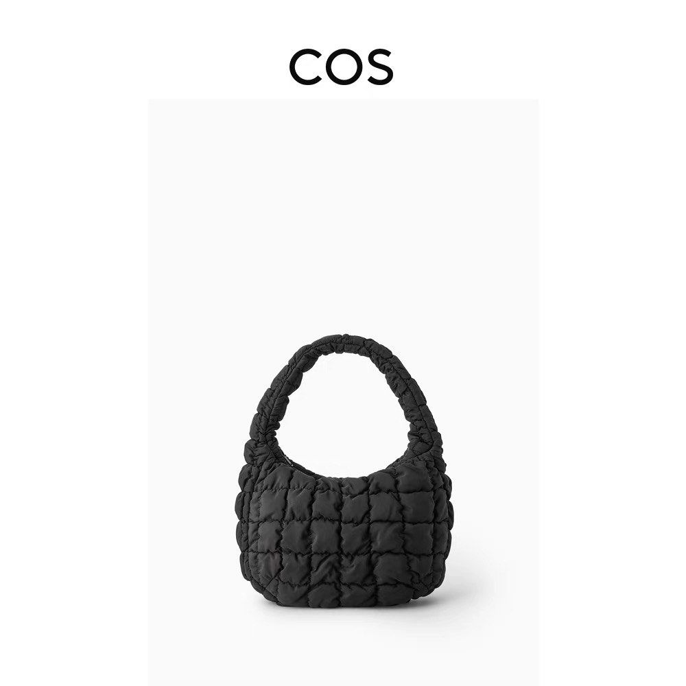 QUILTED MINI BAG - BLACK - Bags - COS