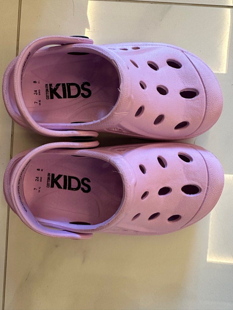 Cotton on Kids Slippers Babies Kids Babies Kids Fashion on Carousell