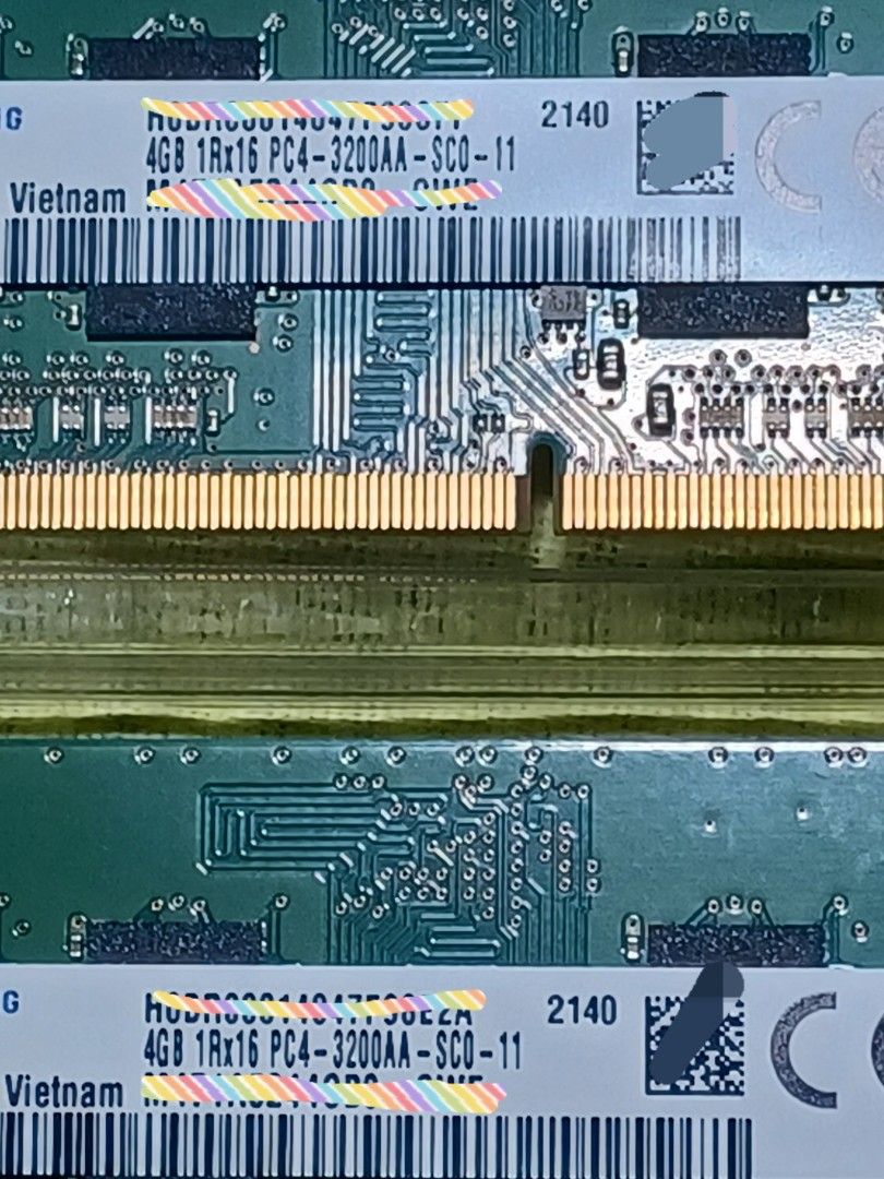 DDR4 3200 (4GB) (Category: Computer Parts) located in Manila. Submitted by zenphoenix.d14c64 (Listing ID 1254606909, Image 1). Description: 2pcs - brand new DDR4 3200 (4GB): bagong laptop ng office, mababa specs. kaya nagulgrade ako agad. 500 each nalang.
