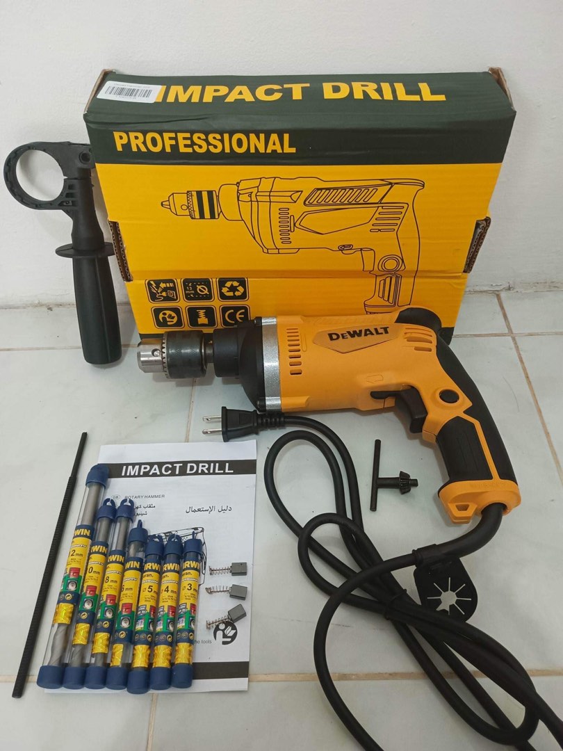 DeWalt Heavy Duty Hammer Drill (with Free 3mm to 12mm sizes