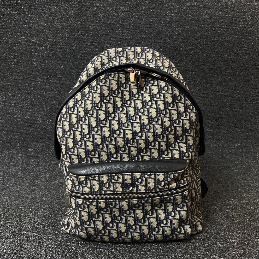 Dior Rider Oblique Jacquard Backpack Women s Fashion Bags