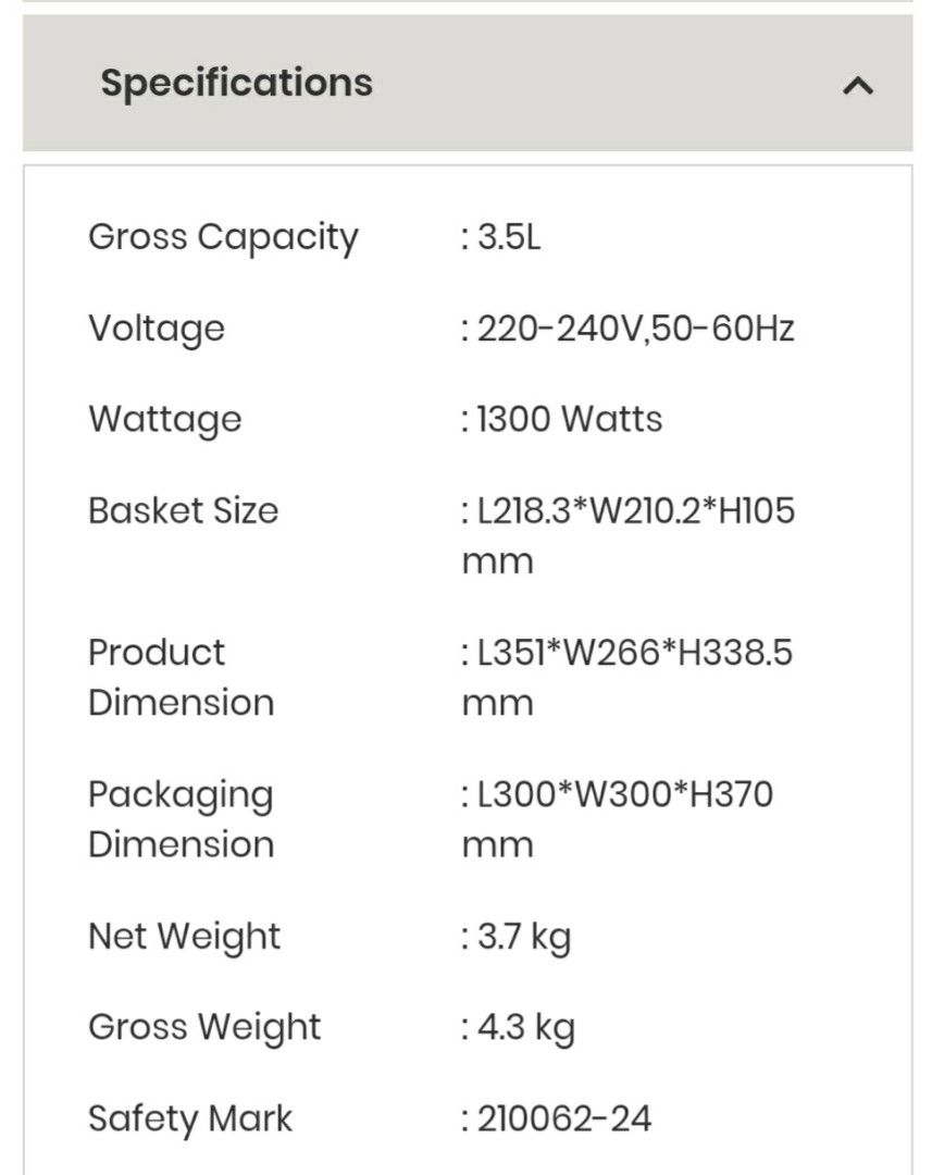 Disney X Mayer Air Fryer Winnie The Pooh (3.5L), TV & Home Appliances